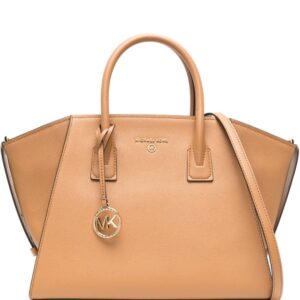 Michael Michael Kors large Avril logo-lettering leather tote bag
