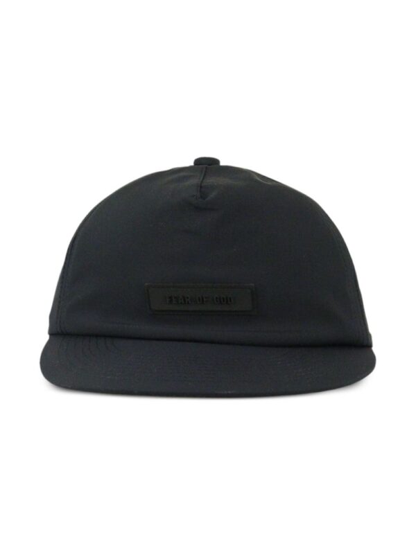FEAR OF GOD ESSENTIALS logo-appliqué flat-peak cap - Image 3