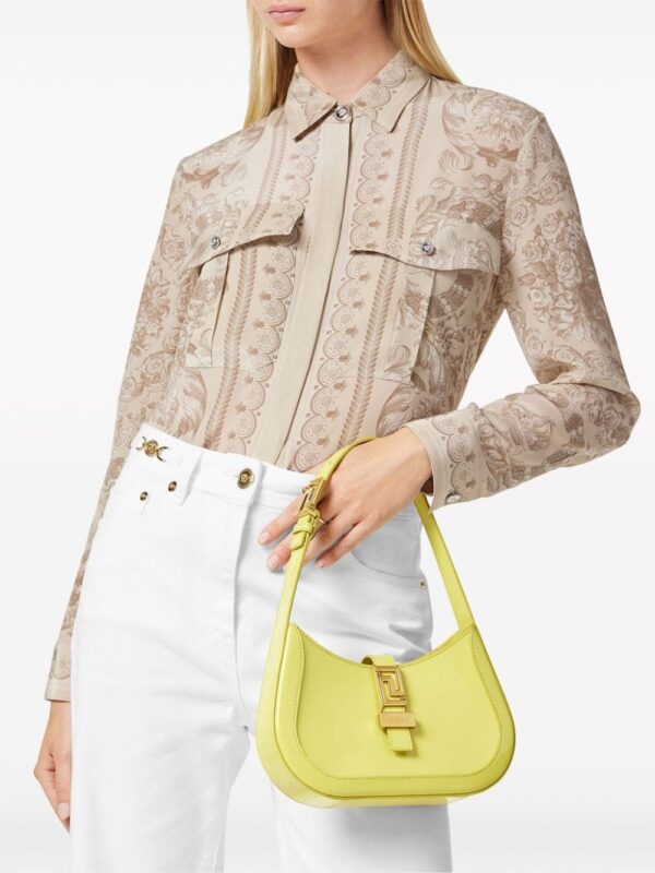Versace Greca-detail leather shoulder bag - Image 2