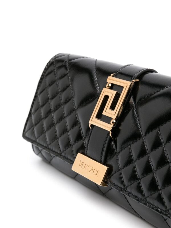 Versace Greca Goddess matelassé clutch bag - Image 4