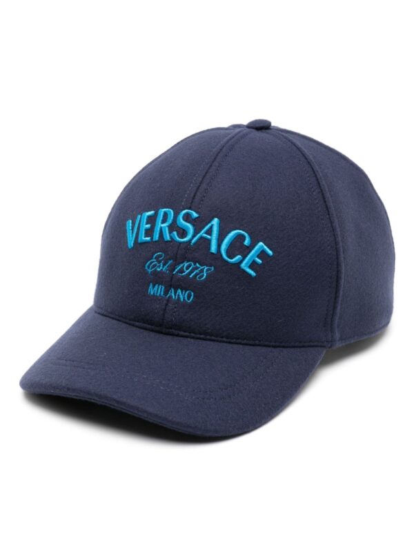 Versace Milano Stamp embroidered baseball cap