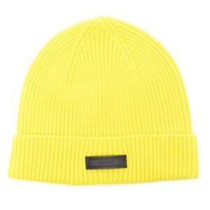 Versace logo-patch wool beanie