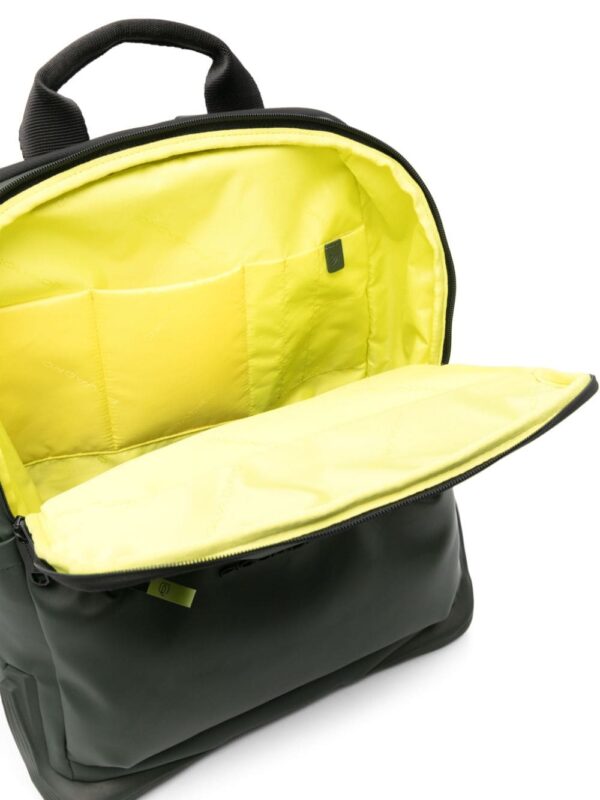 PIQUADRO logo-embossed leather backpack - Image 3