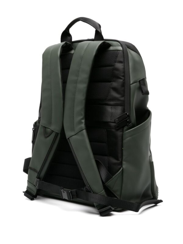 PIQUADRO logo-embossed leather backpack - Image 2