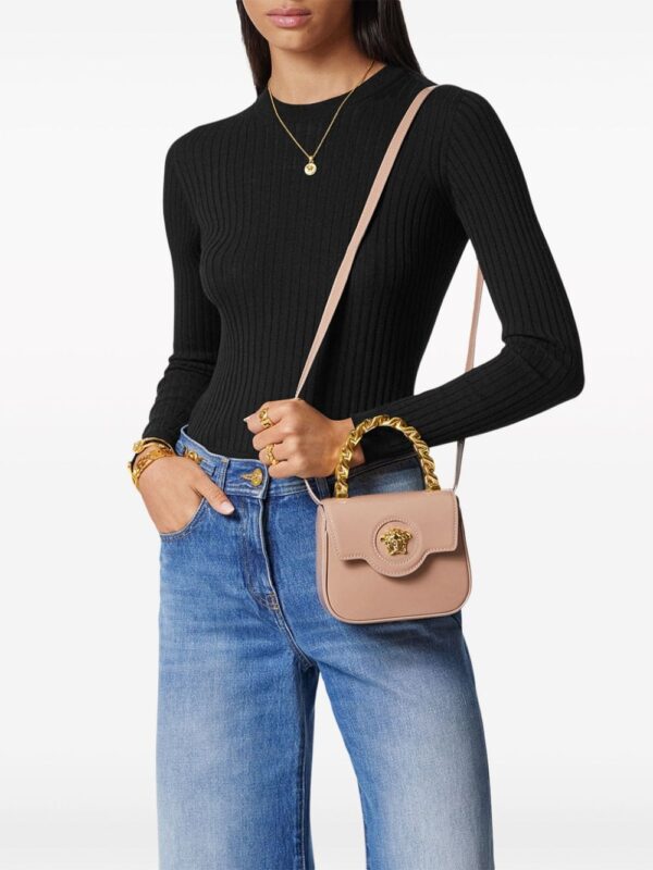 Versace La Medusa patent-finish mini bag - Image 2