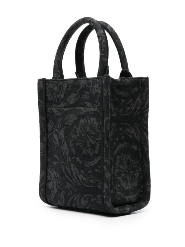 Versace mini Barocco Athena jacquard tote bag - Image 3