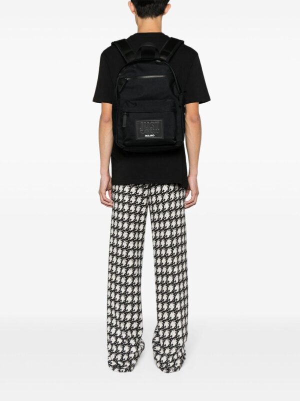 Just Cavalli logo-patch padded backpack - Image 2
