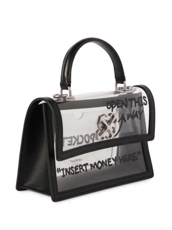 Off-White Jitney 1.4 transparent-design tote bag - Image 4