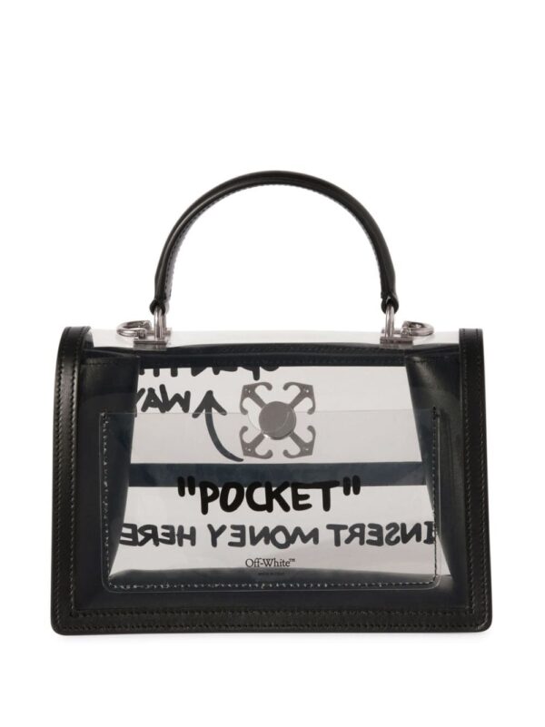 Off-White Jitney 1.4 transparent-design tote bag - Image 3
