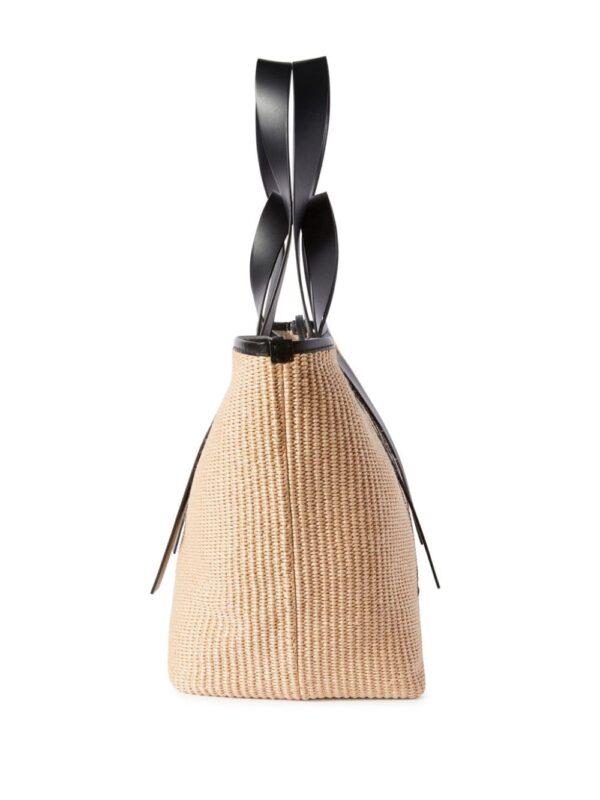 Off-White Arrows raffia tote bag - Image 5