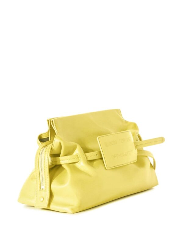 Off-White Zip Tie leather clutch bag - Image 4