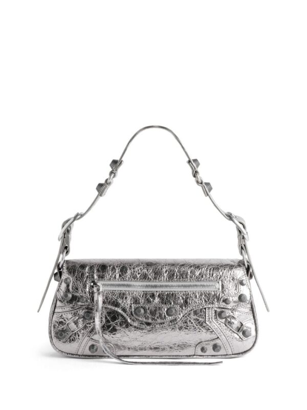 Balenciaga small Le Cagole metallic shoulder bag