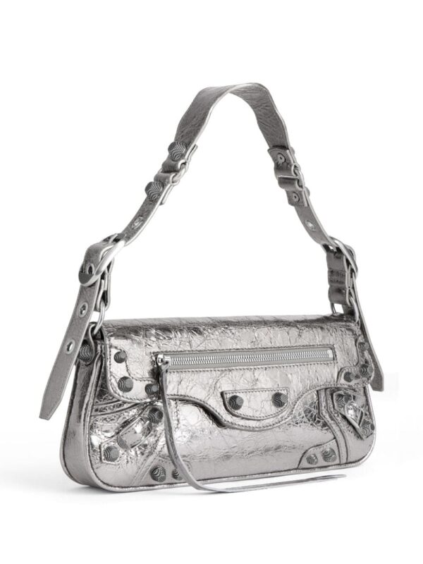 Balenciaga small Le Cagole metallic shoulder bag - Image 5
