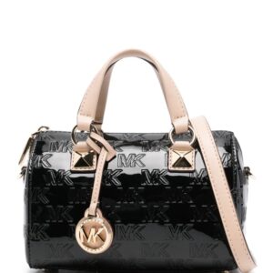 Michael Kors small Grayson patent-finish tote bag