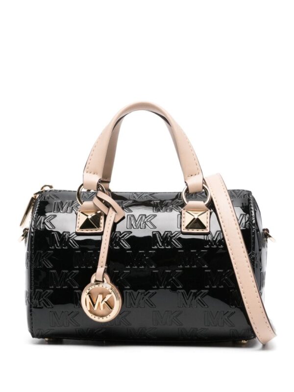Michael Kors small Grayson patent-finish tote bag