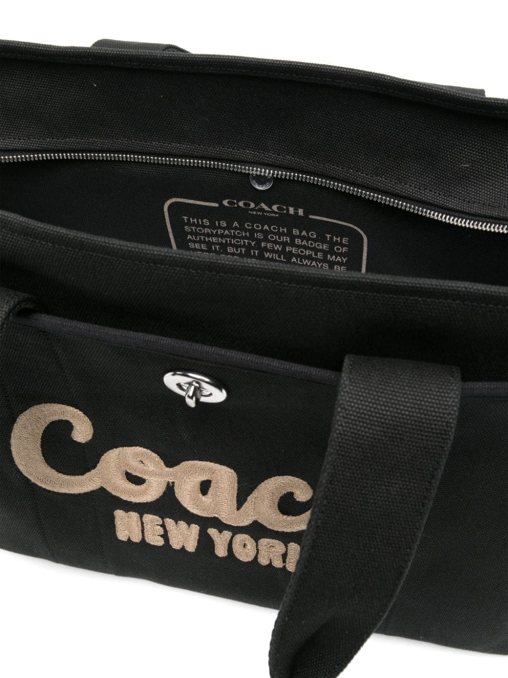 Coach logo-embroidered canvas tote bag - Image 5