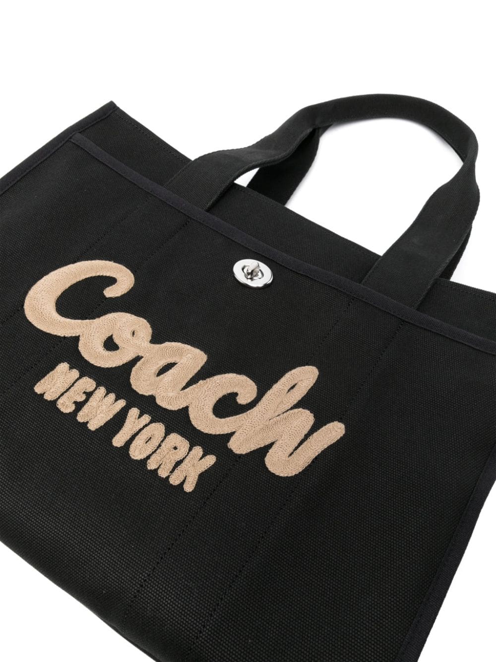 Coach logo-embroidered canvas tote bag - Image 4