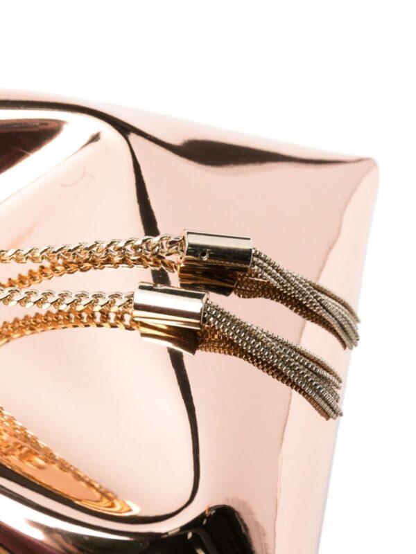 Jimmy Choo Bon Bon patent-finish bucket bag - Image 4