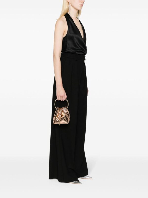 Jimmy Choo Bon Bon patent-finish bucket bag - Image 2