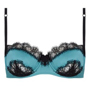 Kiki de Montparnasse  lace-panelled balconette bra