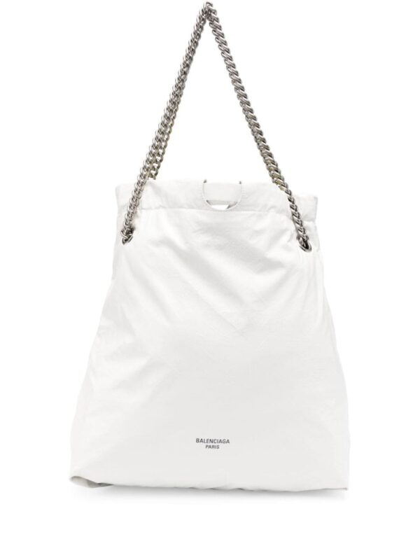 Balenciaga medium Crush leather tote bag