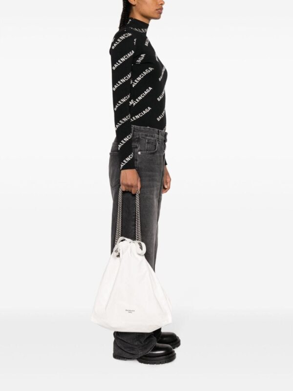 Balenciaga medium Crush leather tote bag - Image 2