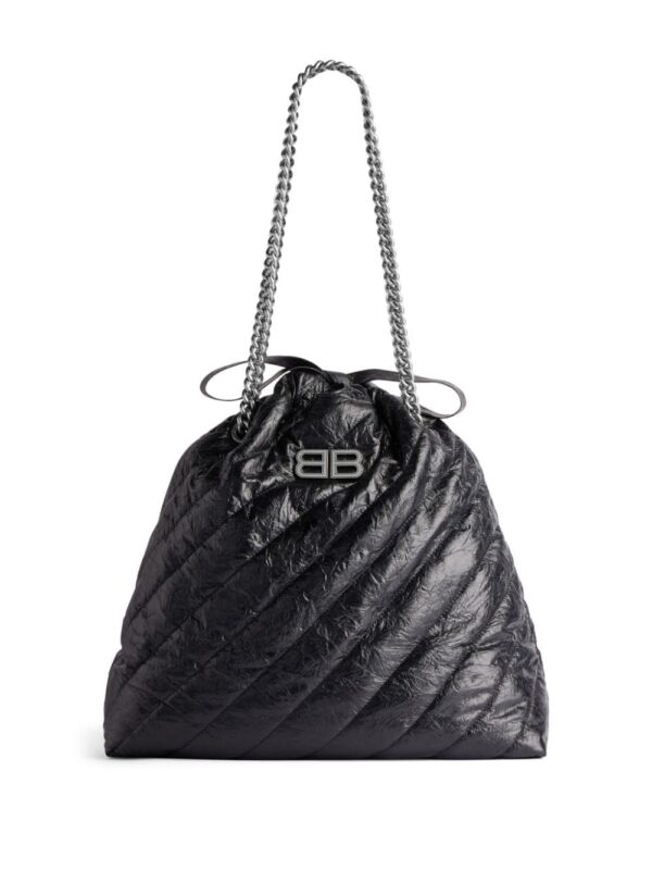 Balenciaga medium Crush quilted shoulder bag - Image 5