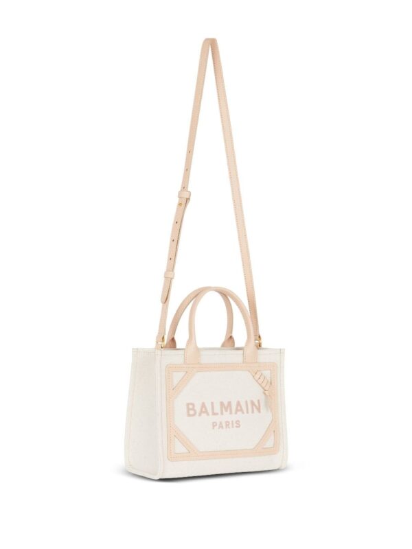 Balmain small B-Army canvas tote bag - Image 5