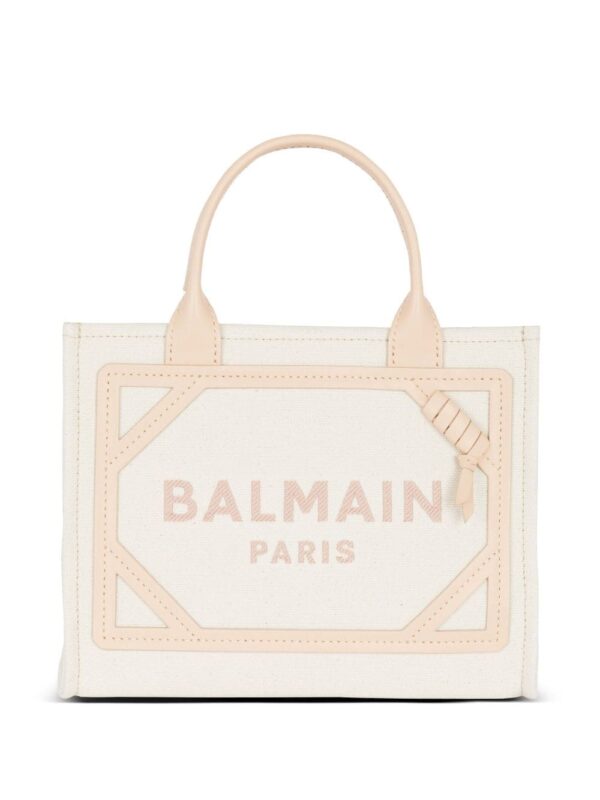 Balmain small B-Army canvas tote bag
