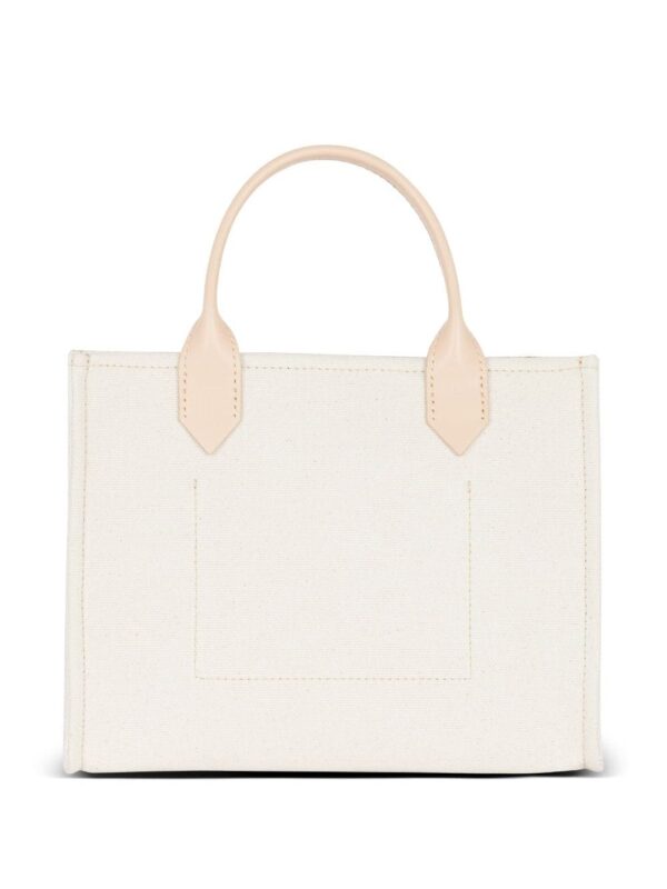Balmain small B-Army canvas tote bag - Image 4