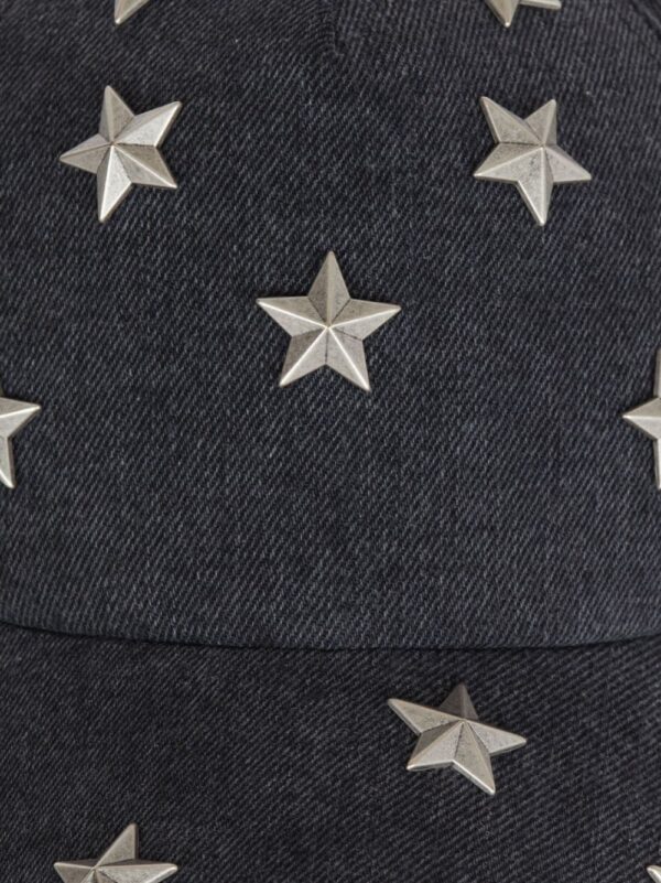 Balmain star-stud denim cap - Image 4