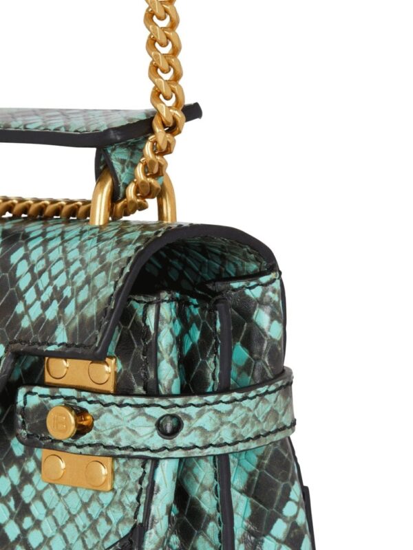 Balmain mini B-Buzz 12 snakeskin-effect handbag - Image 5