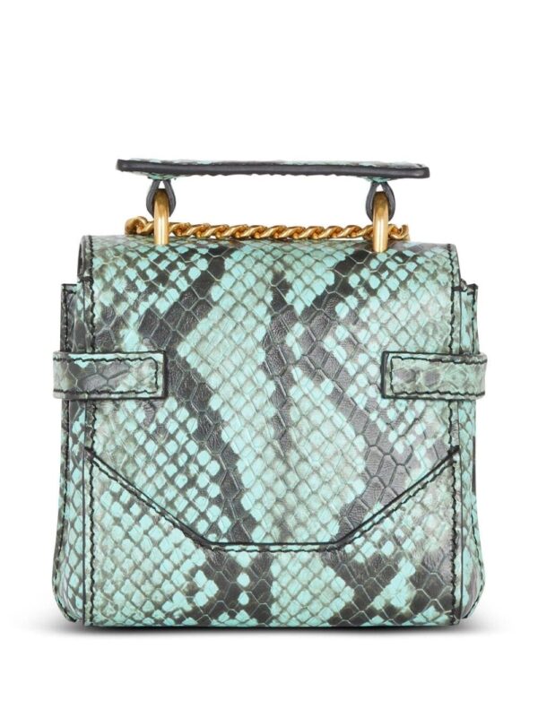 Balmain mini B-Buzz 12 snakeskin-effect handbag - Image 4