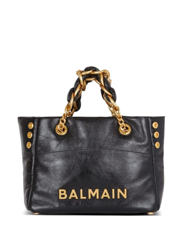 Balmain small 1945 Soft leather tote bag