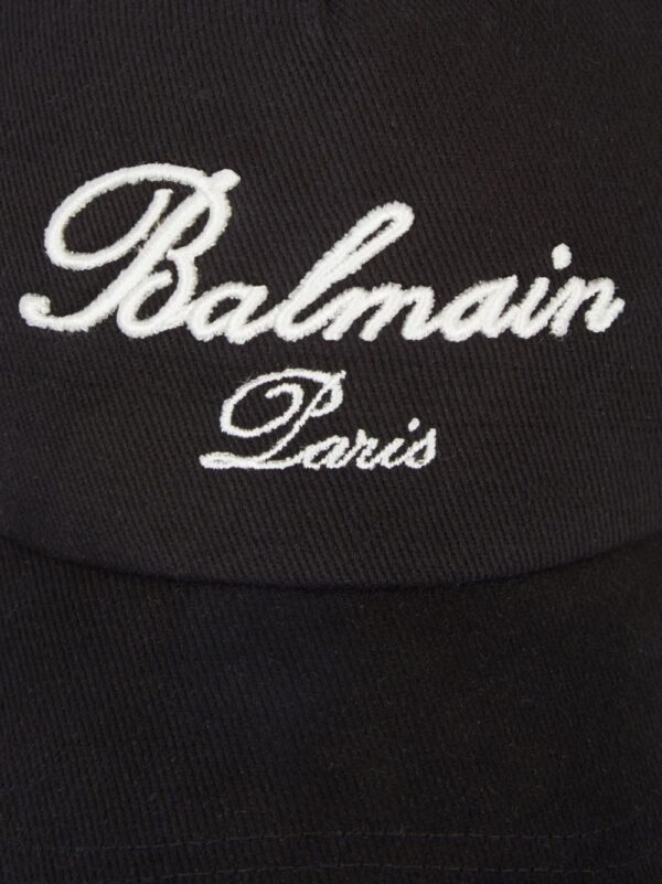 Balmain Signature-embroidered baseball cap - Image 4