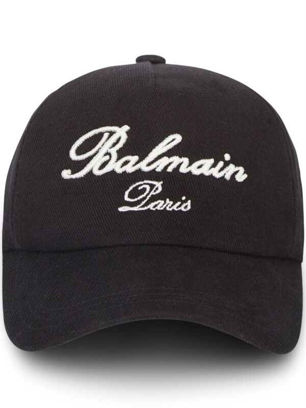 Balmain Signature-embroidered baseball cap