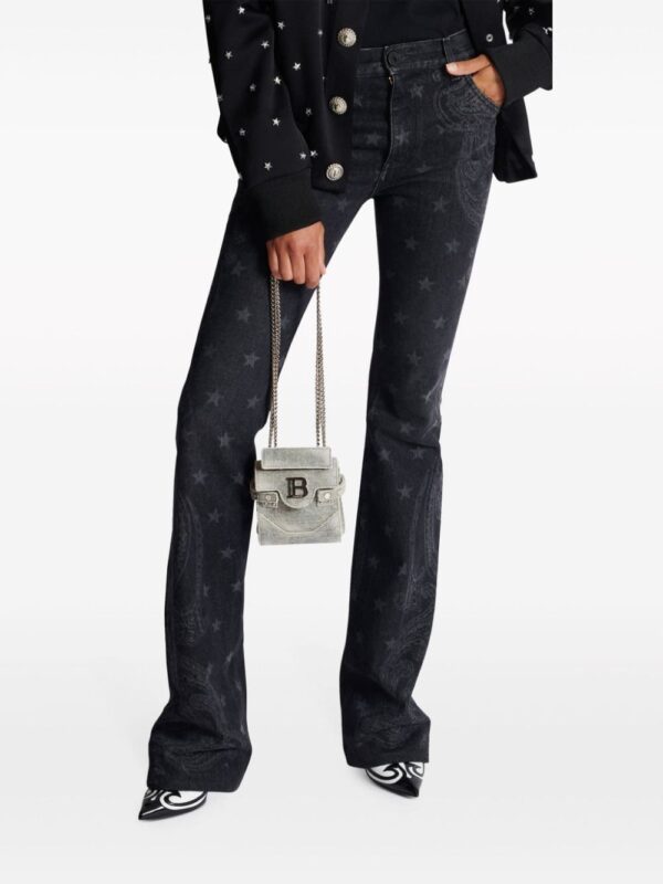 Balmain mini B-Buzz 12 denim handbag - Image 3