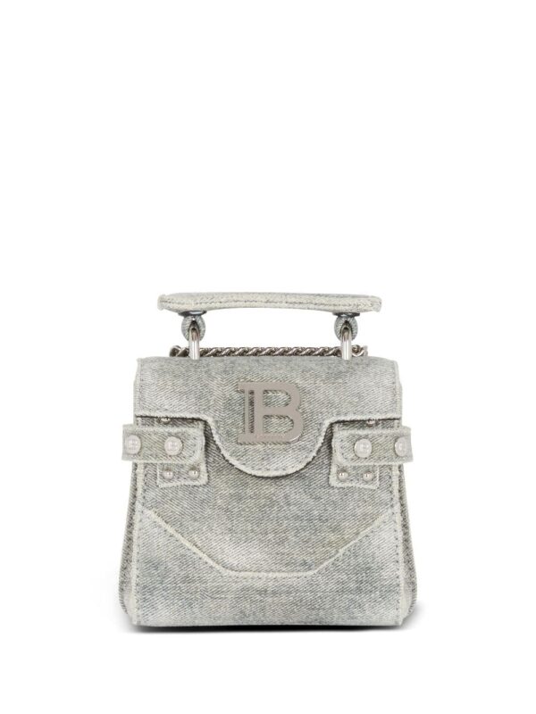 Balmain mini B-Buzz 12 denim handbag