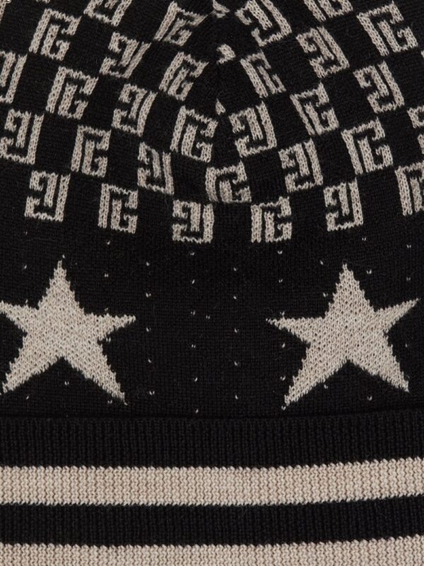 Balmain monogram intarsia-knit beanie - Image 2