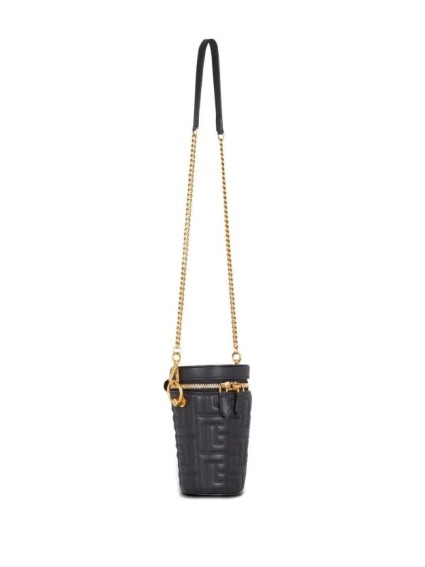 Balmain 1945 quilted leather minaudière bag - Image 4