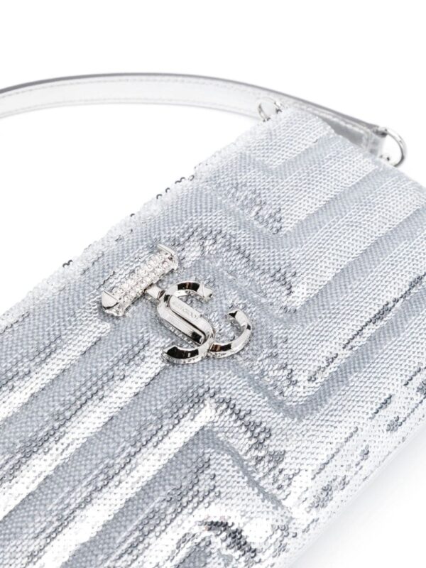 Jimmy Choo Avenue Slim sequin-embellished bag - Image 4