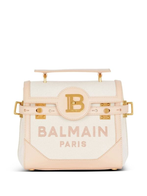 Balmain B-Buzz 23 canvas handbag