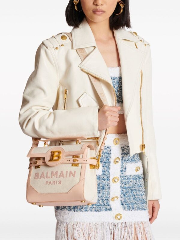 Balmain B-Buzz 23 canvas handbag - Image 3