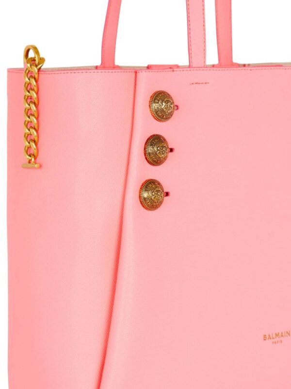 Balmain Embleme leather tote bag - Image 5