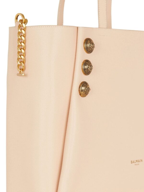 Balmain Embleme leather tote bag - Image 5