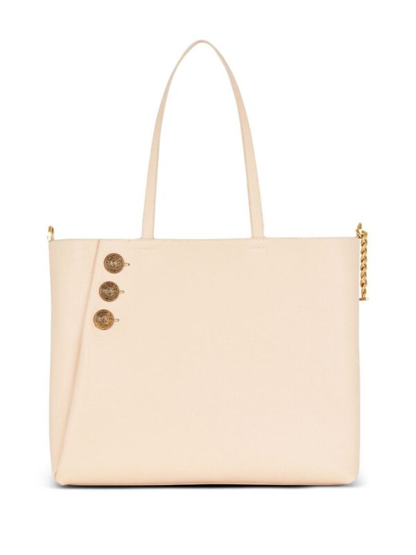 Balmain Embleme leather tote bag - Image 4