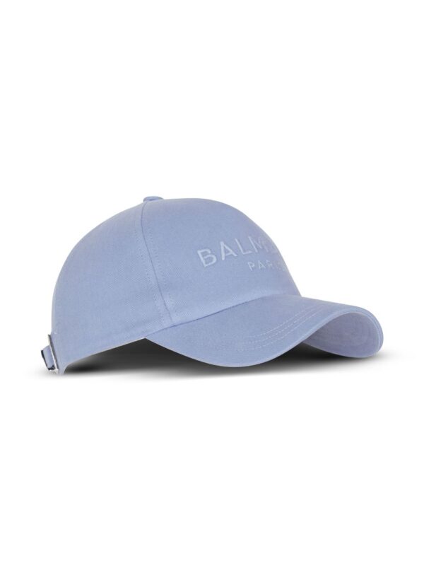 Balmain logo-embroidered cotton cap - Image 3