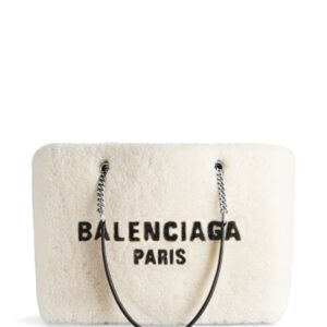 Balenciaga Duty Free medium shearling tote bag