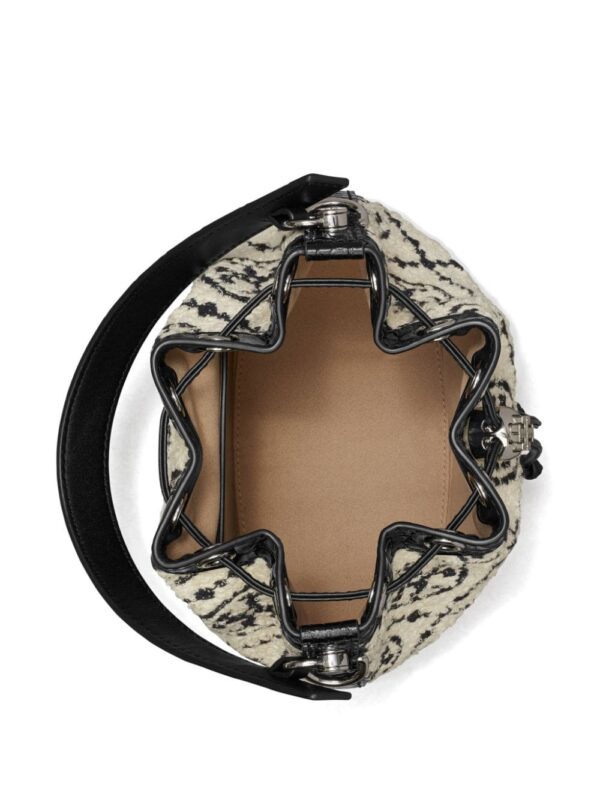 Tory Burch T Monogram bouclé bucket bag - Image 4