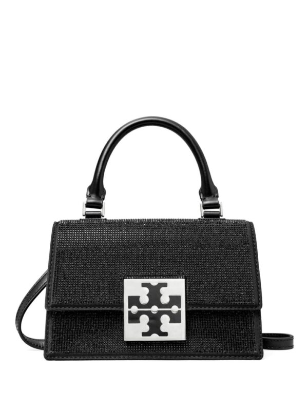 Tory Burch mini Bon Bon rhinestone-embellished tote bag